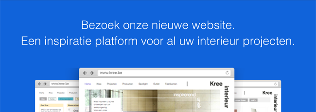 Bezoek onze nieuwe website. Een inspiratie platform voor al uw interieur projecten.